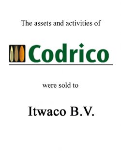 Codrico was sold to Itwaco B.V.