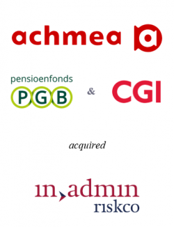 Achmea, PGD and CGI acquired InAdmin Risco