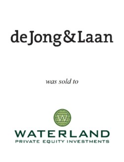 De Jong & Laan was sold to Waterland
